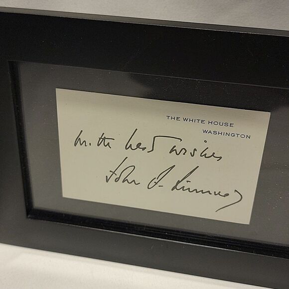 JFK photo and auto card - Picture 2 of 3